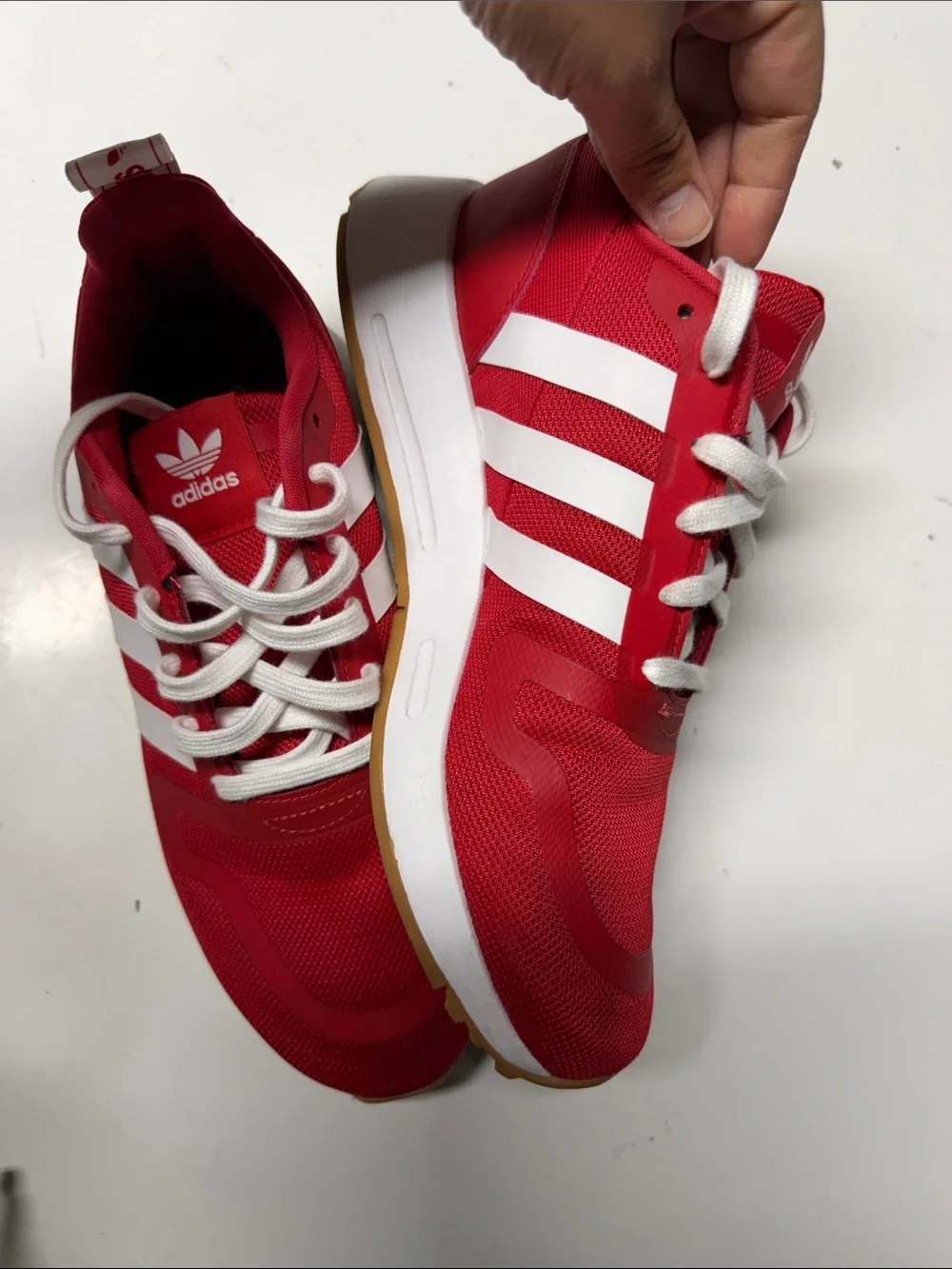 Adidas Originals sneakers scarlet red size 8